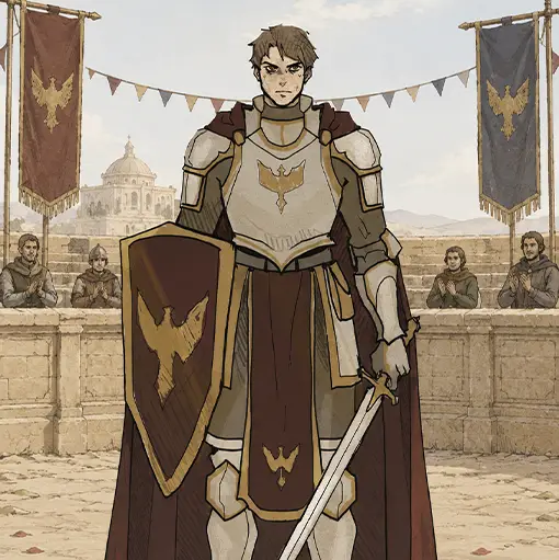 Cassian, a hero from the Medèrra Chronicles