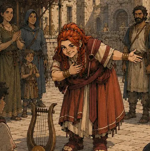 Safi, a hero from the Medèrra Chronicles