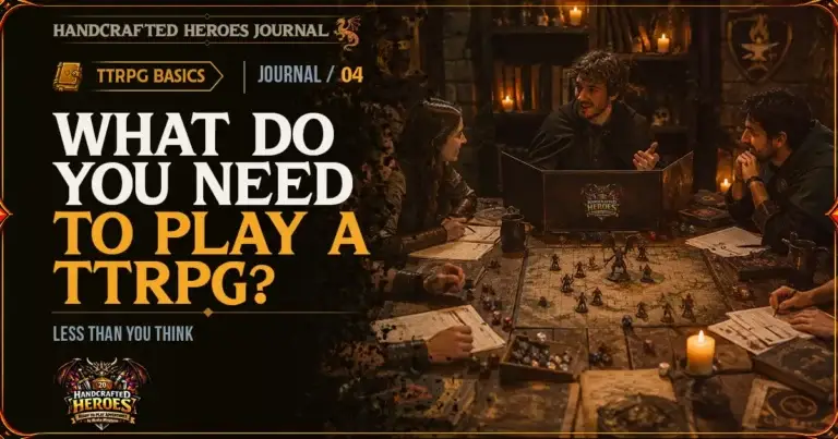 What do you need to play a tabletop RPG? Beginner TTRPG essentials guide