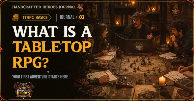 What is a tabletop RPG? Handcrafted Heroes beginner guide to tabletop role-playing games